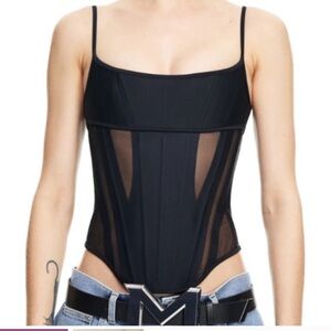 XS Mugler X H&M limited edition top